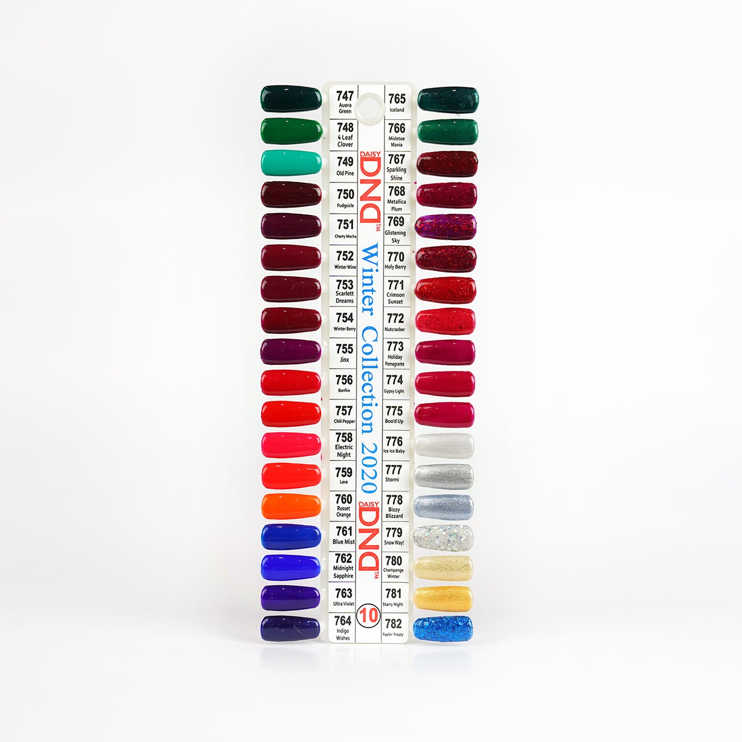 DND #10 Color Chart