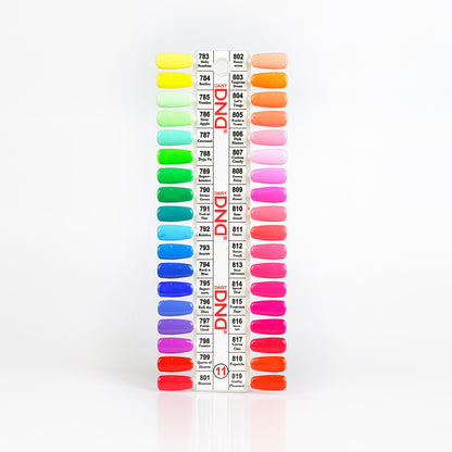 DND #11 Color Chart