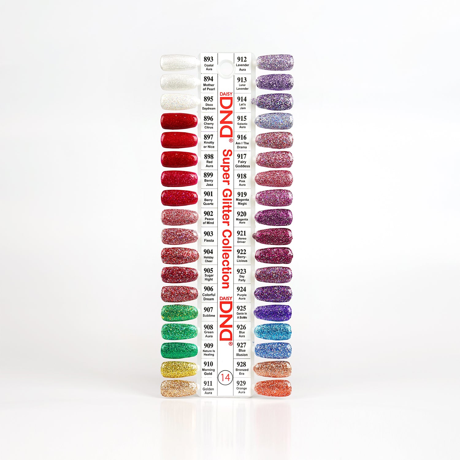 DND #14 Color Chart