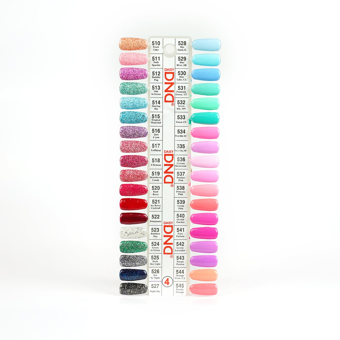 DND #4 Color Chart
