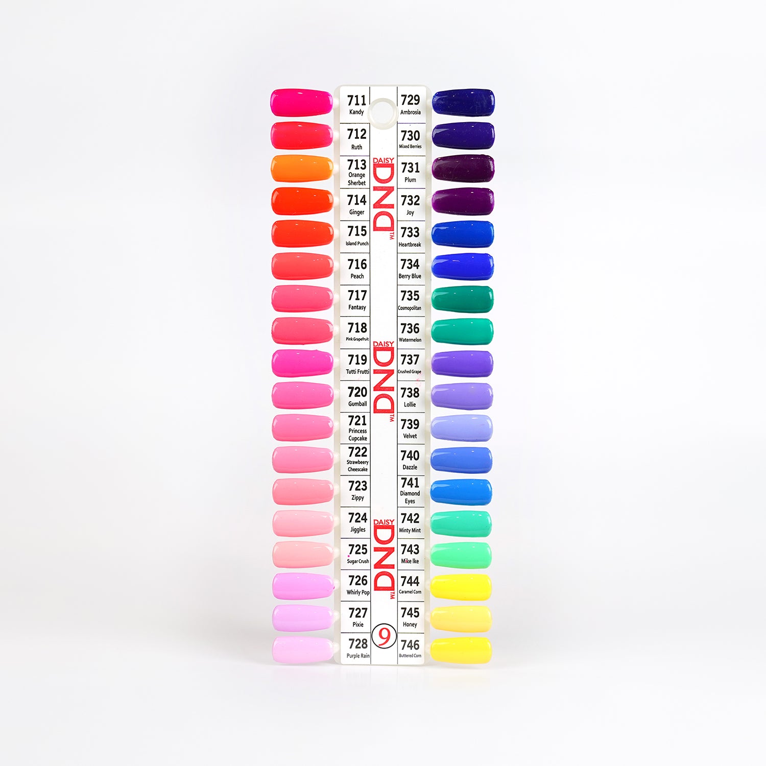 DND #9 Color Chart