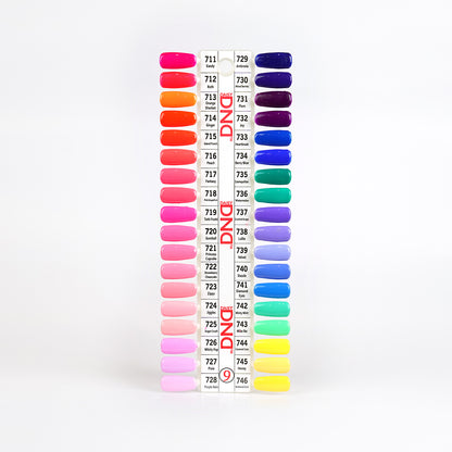 DND #9 Color Chart