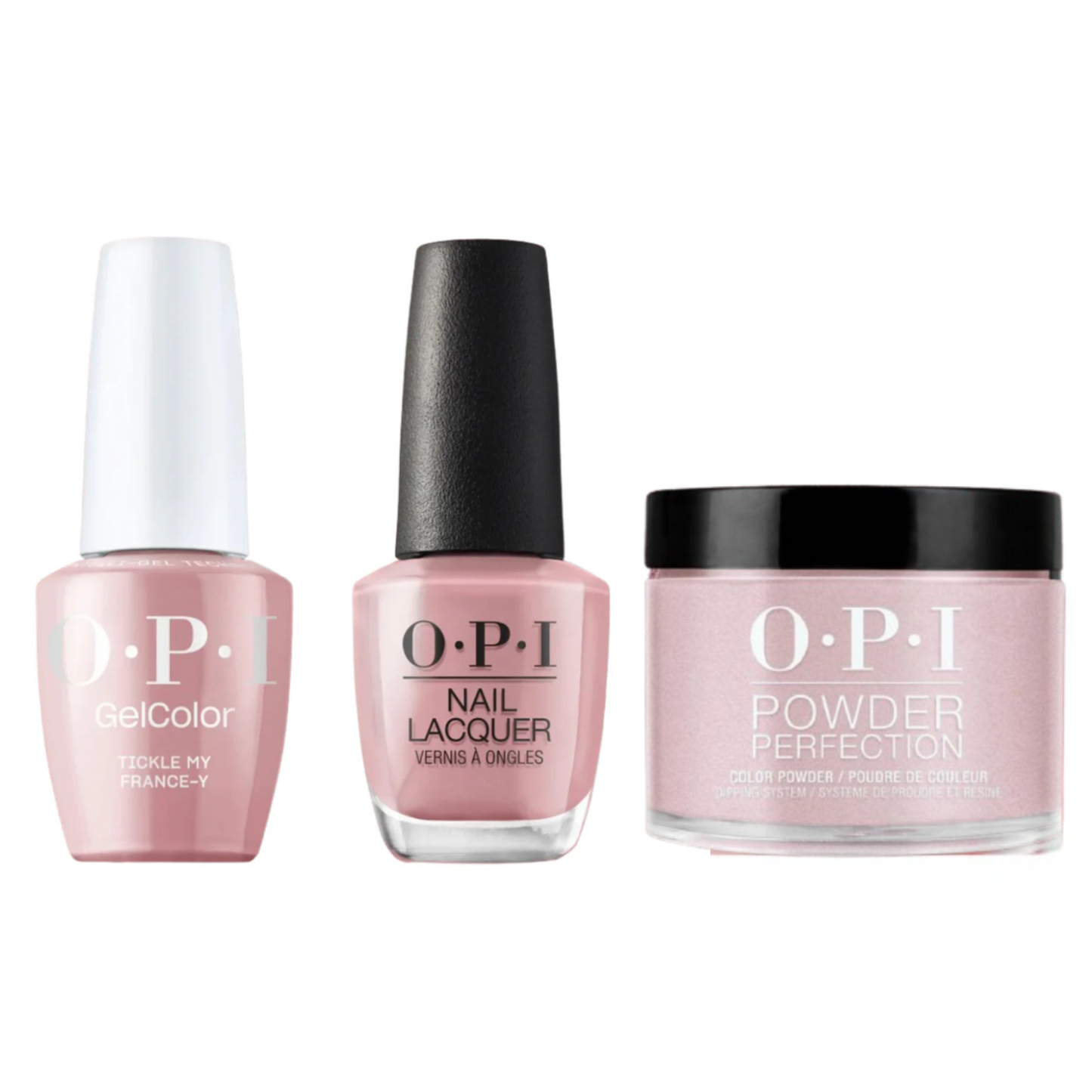 OPI Trio F16 | Tickle My France-y