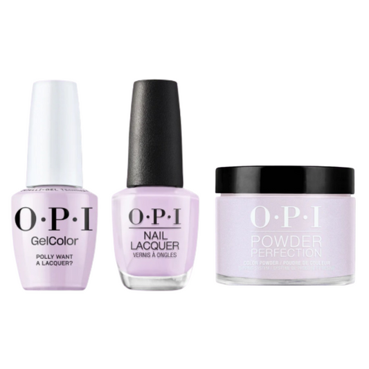 OPI Trio F83 | Polly Want A Lacquer