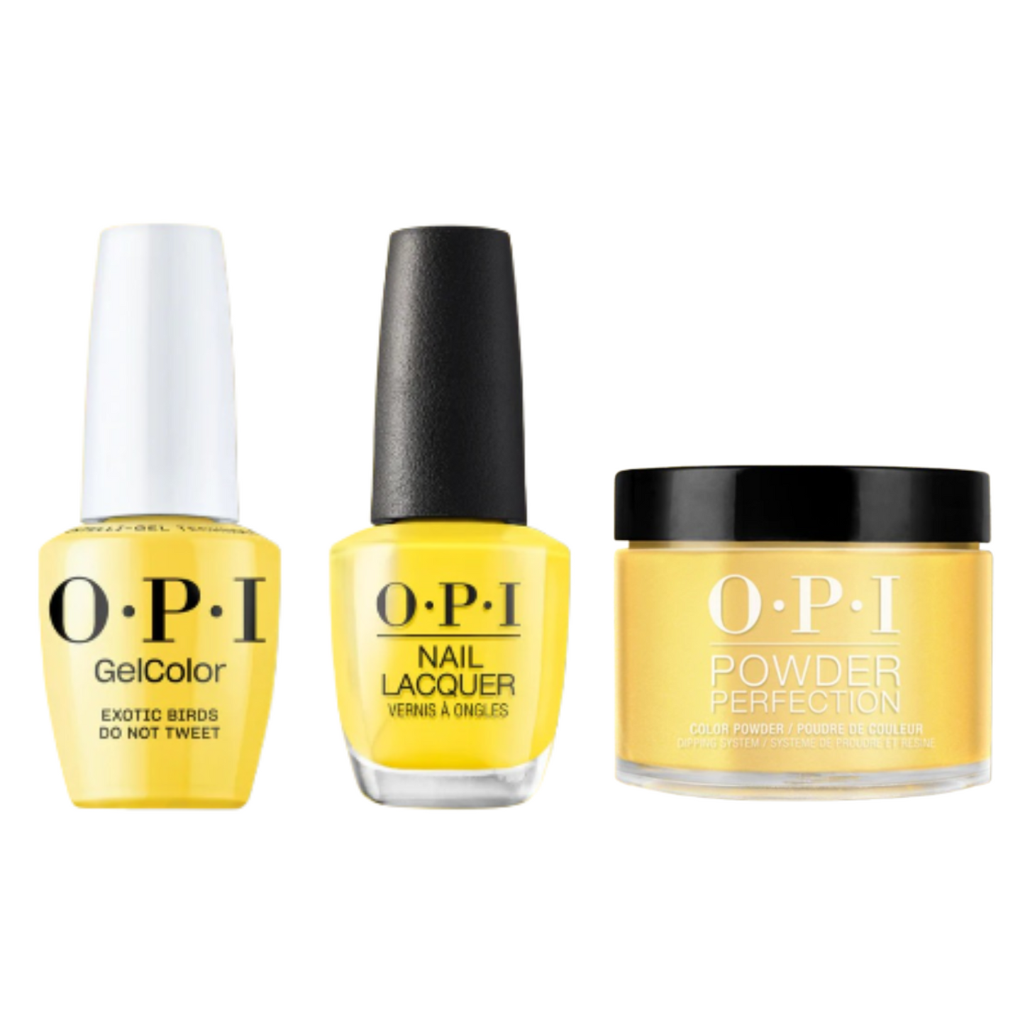 OPI Trio F91 | Exotic Birds Don't Tweet