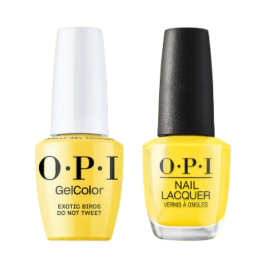 OPI Intelli-Gel & Lacquer Duo F91 | Exotic Birds Don't Tweet