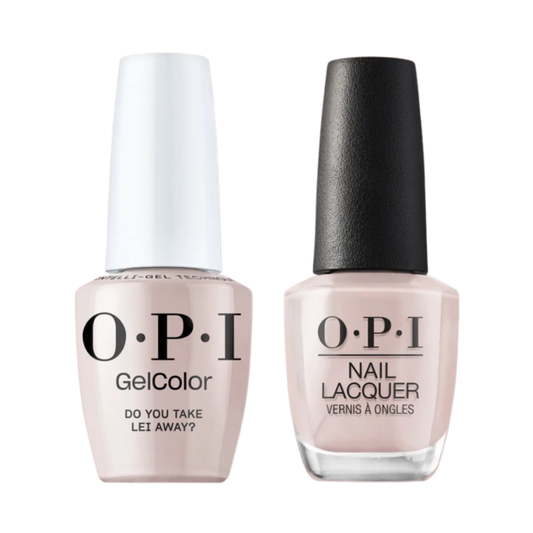 OPI Intelli-Gel & Lacquer Duo H67 | Do You Take Lei Away?