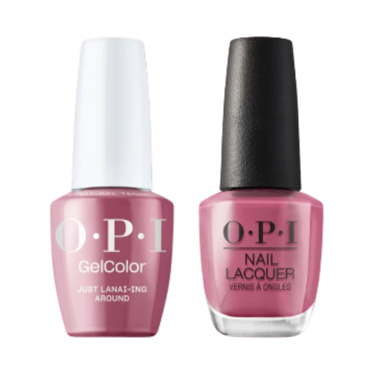OPI Intelli-Gel & Lacquer Duo H72 | Just Lanai-ing Around