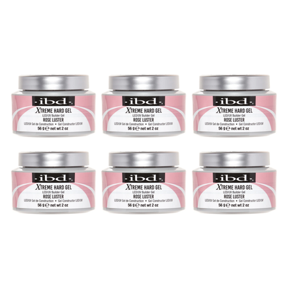 ibd Xtreme Hard Gel LED/UV Builder Gel 2 oz | Rose Luster