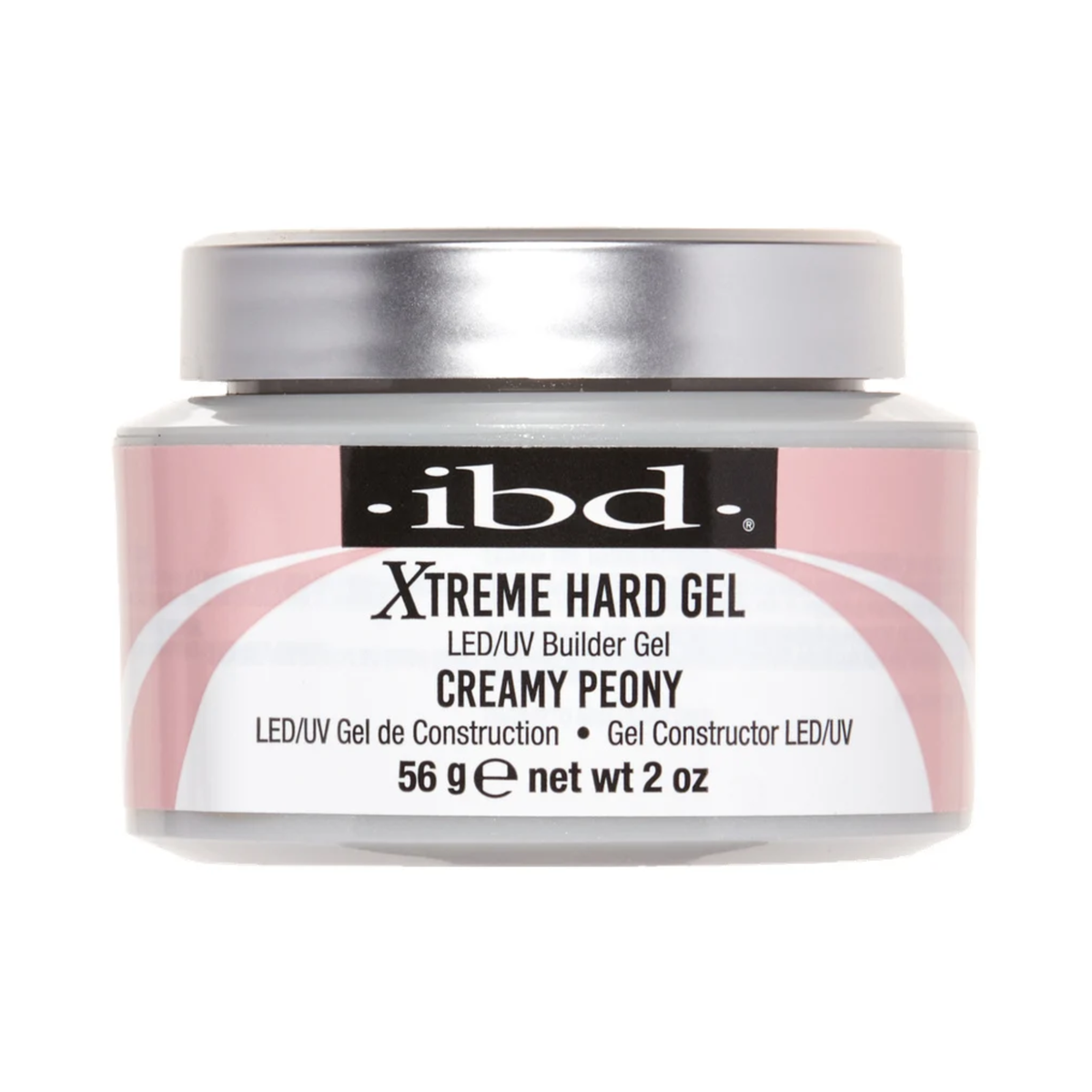 ibd Xtreme Hard Gel LED/UV Builder Gel 2 oz | Creamy Peony