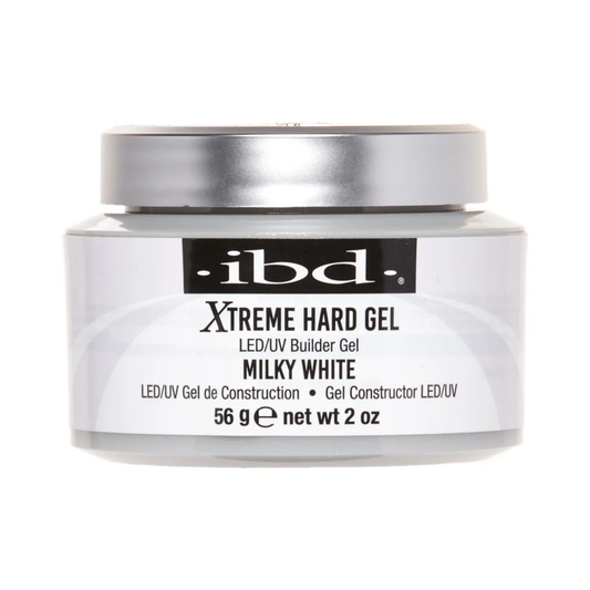 ibd Xtreme Hard Gel LED/UV Builder Gel 2 oz | Milky White