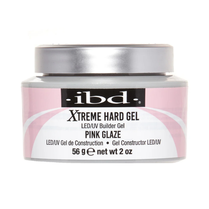 ibd Xtreme Hard Gel LED/UV Builder Gel 2 oz | Pink Glaze