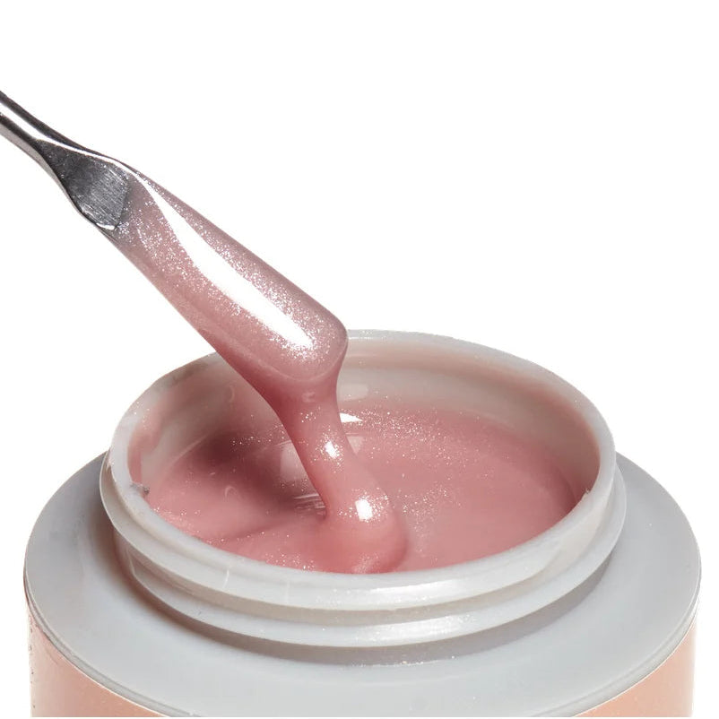 ibd Xtreme Hard Gel LED/UV Builder Gel 2 oz | Champagne Sparkle