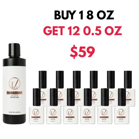 IVANCA 8 oz Gel Base Coat + 12 0.5 oz *DEAL*