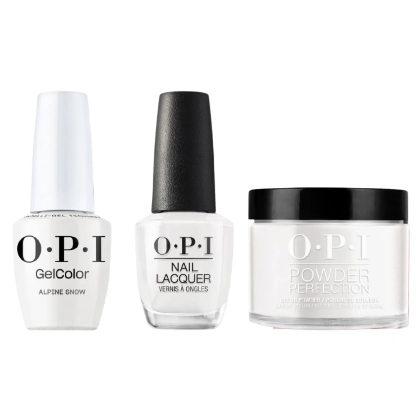OPI Trio L00 | Alpine Snow