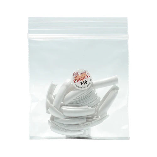 LAMOUR WHITE FRENCH TIP NAIL EXTENSIONS SIZE 10