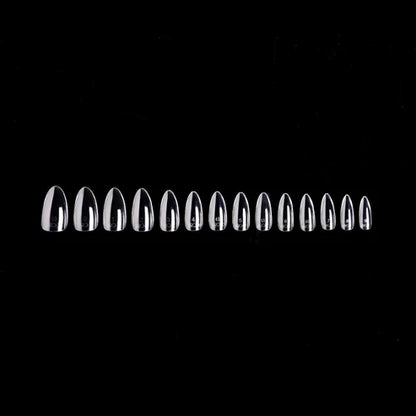 iGel PRO-X Soft Gel Nail Tips (600 pcs) | Natural Almond Medium 20