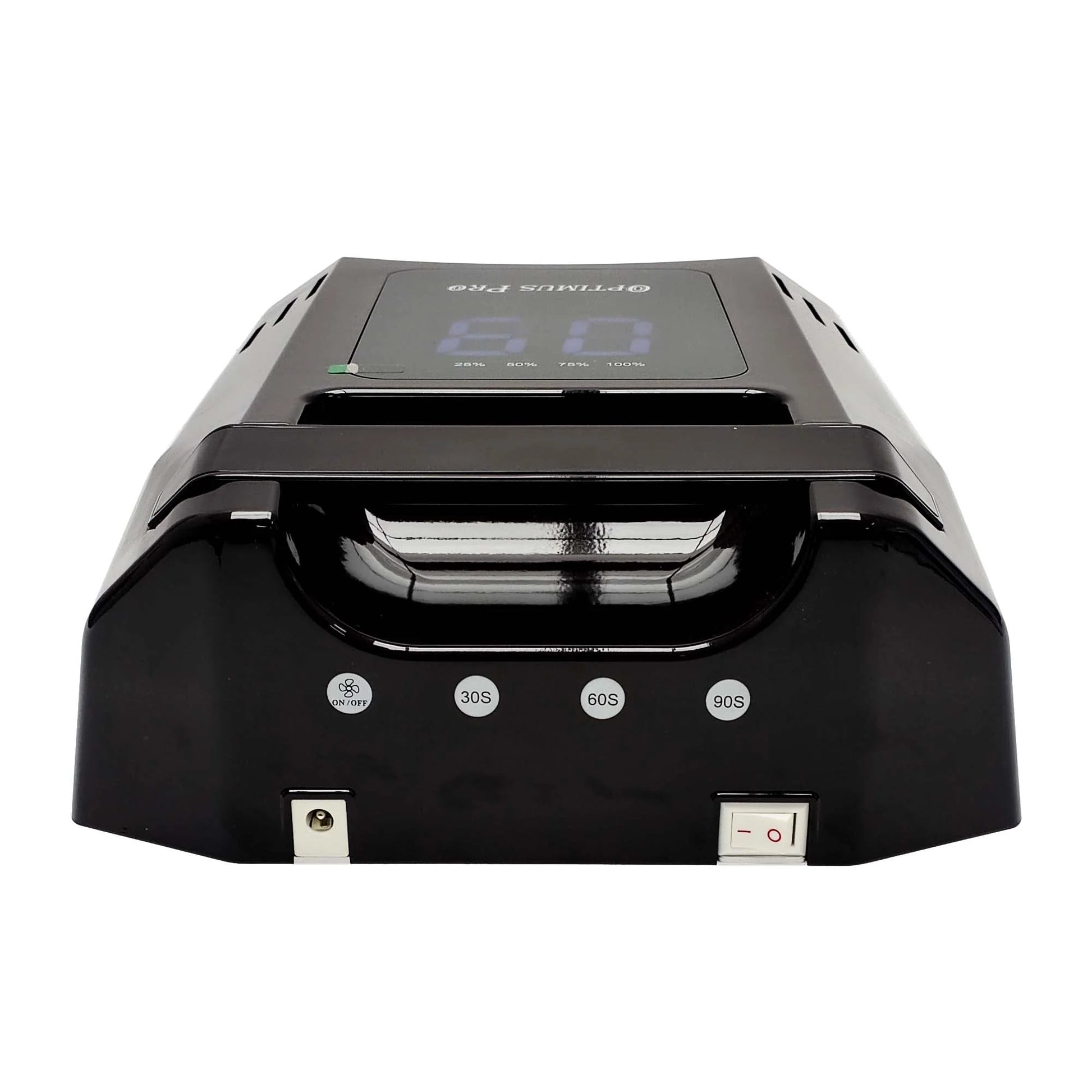 OPTIMUS PRO NAIL UV/LED MACHINE black back view