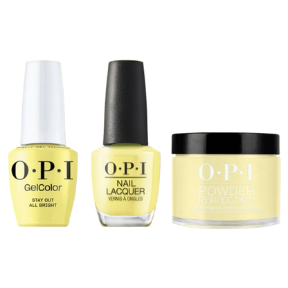 OPI Trio P008 | Stay Out All Bright