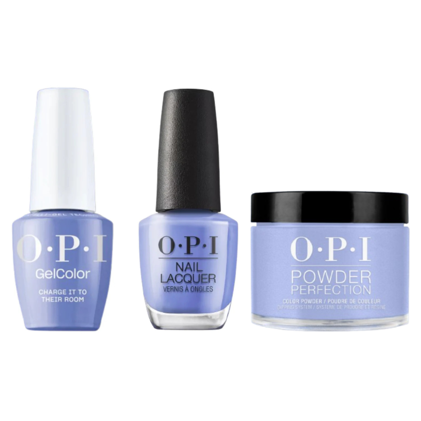 OPI Trio P009 | Charge It to Their Room