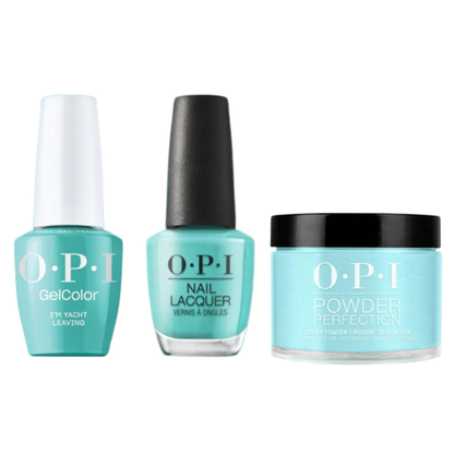OPI Trio P011 | I'm Yacht Leaving
