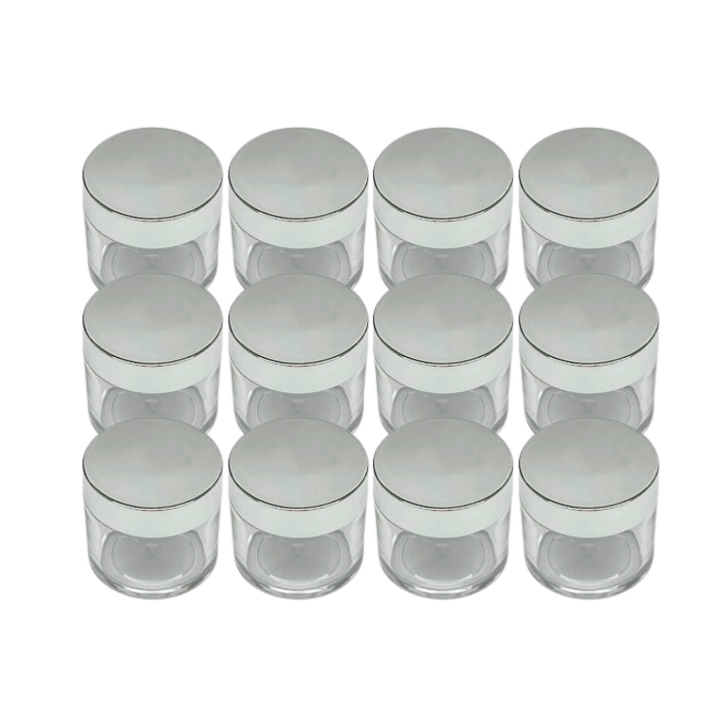 Small Clear Plastic Jar (1 Pc / 12 Pack)