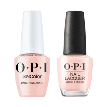 OPI Intelli-Gel & Lacquer Duo S050 | Baby, Pink Again