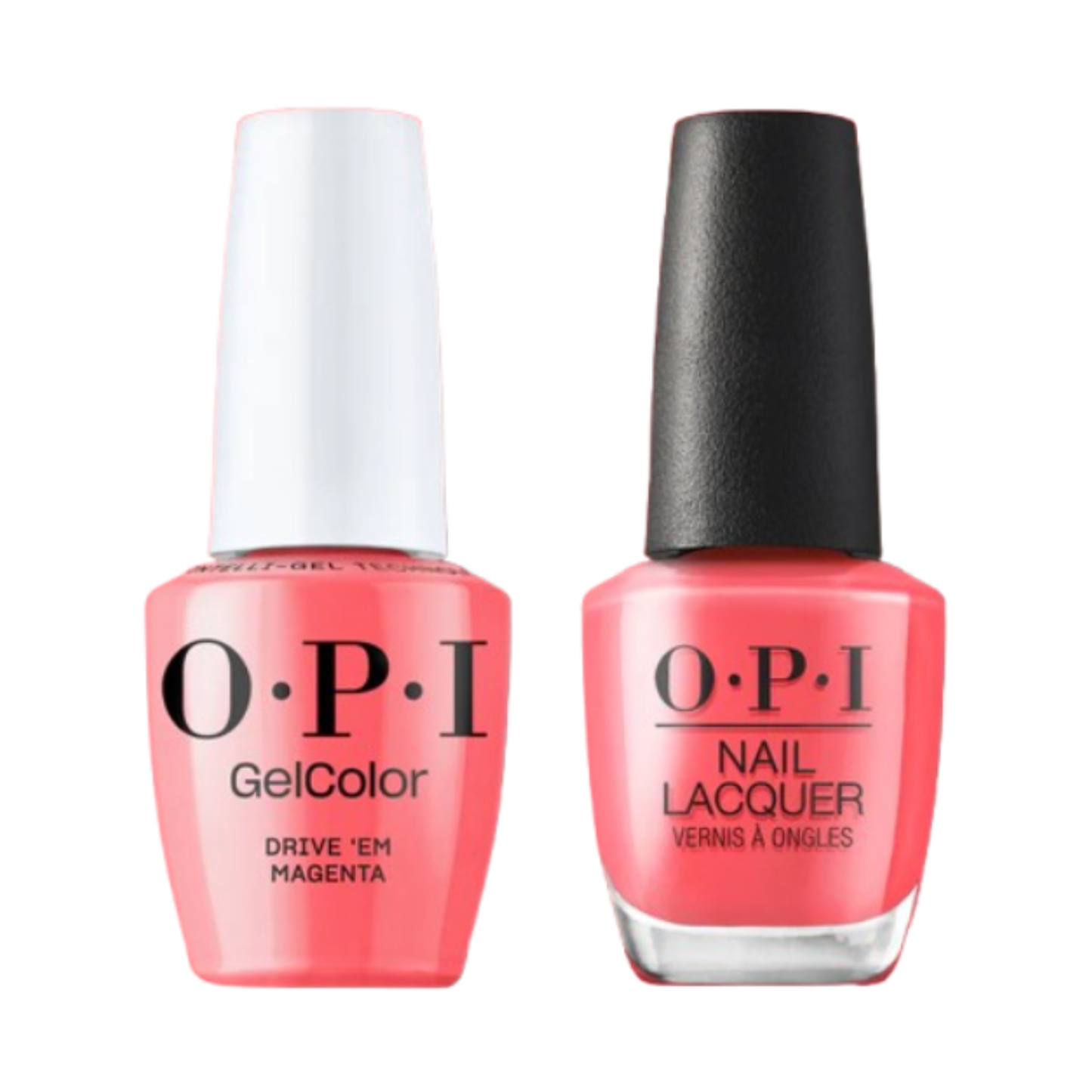 OPI Intelli-Gel & Lacquer Duo S052 | Drive ‘Em Magenta