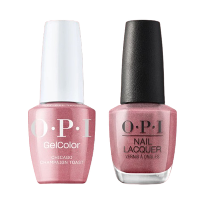 OPI Intelli-Gel & Lacquer Duo S63 | Chicago Champaign Toast