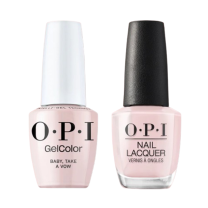 OPI Intelli-Gel & Lacquer Duo SH1 | Baby Take a Vow