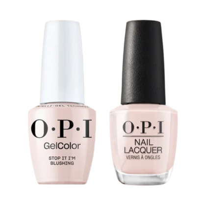 OPI Intelli-Gel & Lacquer Duo T74 | Stop It I’m Blushing!