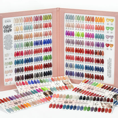SNS Pink 4-In-1 Collection | 144 Powder, Gel, & Lacquer Matching Combos + 2 LED Lamp