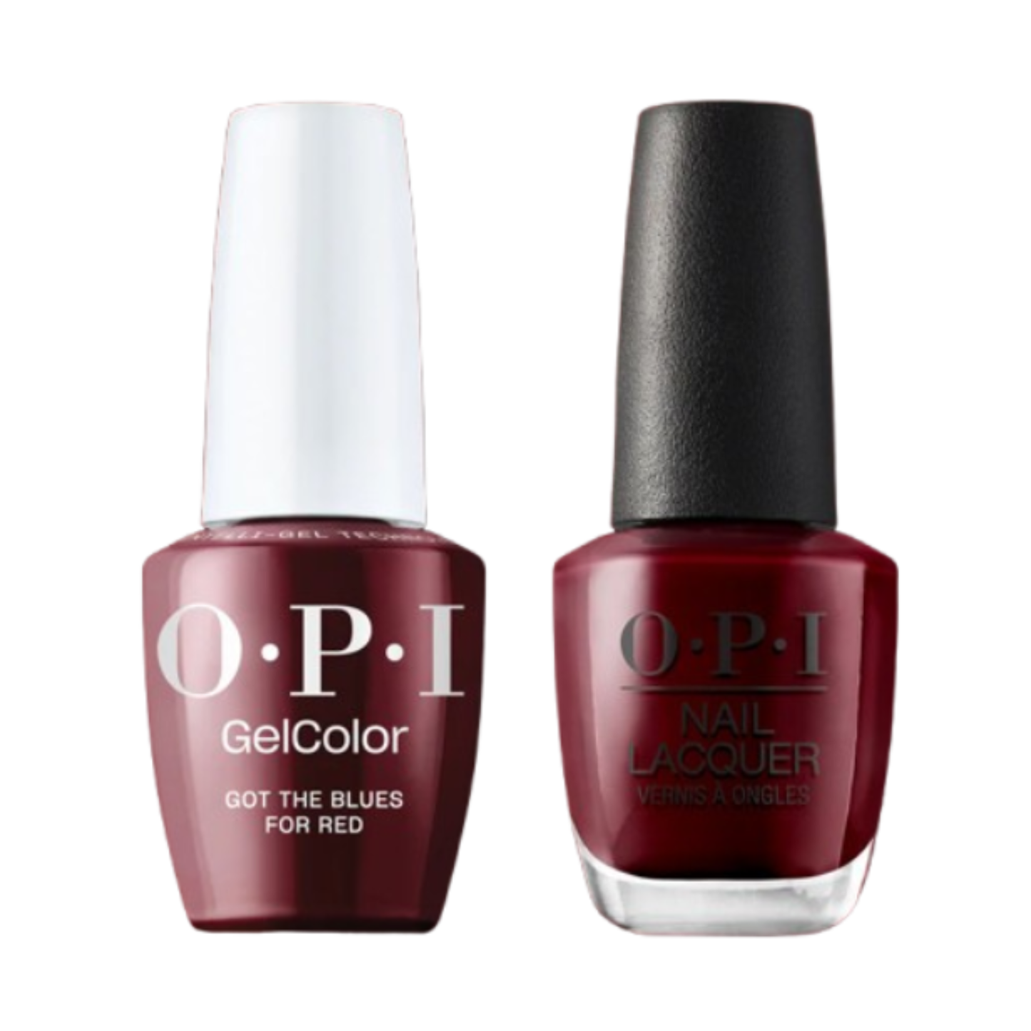 OPI Intelli-Gel & Lacquer Duo W52 | Got the Blues for Red