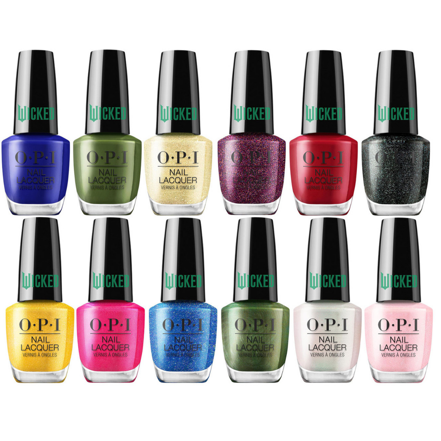 OPI x WICKED Nail Lacquer Collection (12 Colors)