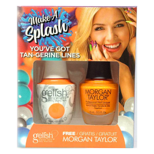 Gelish Duo Make A Splash #1110304 | You've Got Tan-gerine Lines