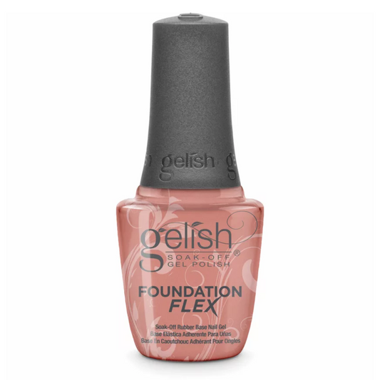 Gelish Foundation FLEX Soak-Off Rubber Base Nail Gel | Beige Nude (0.5 oz) *SALE*
