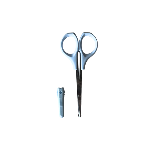 CA868 4" Stainless Steel Quality Scissors | Safety (Blue)