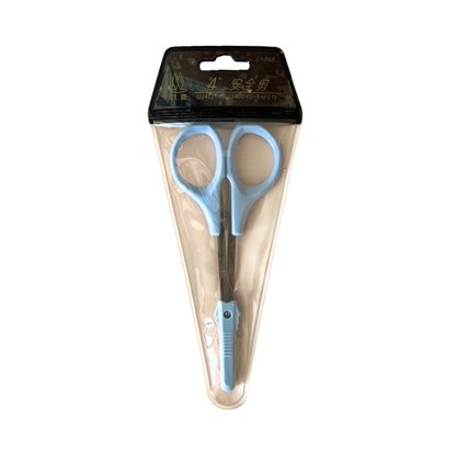 CA868 4" Stainless Steel Quality Scissors | Safety (Blue)