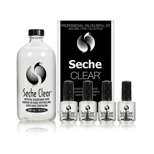 Seche Clear Professional Salon Refill Kit (16 oz & 0.5 oz)