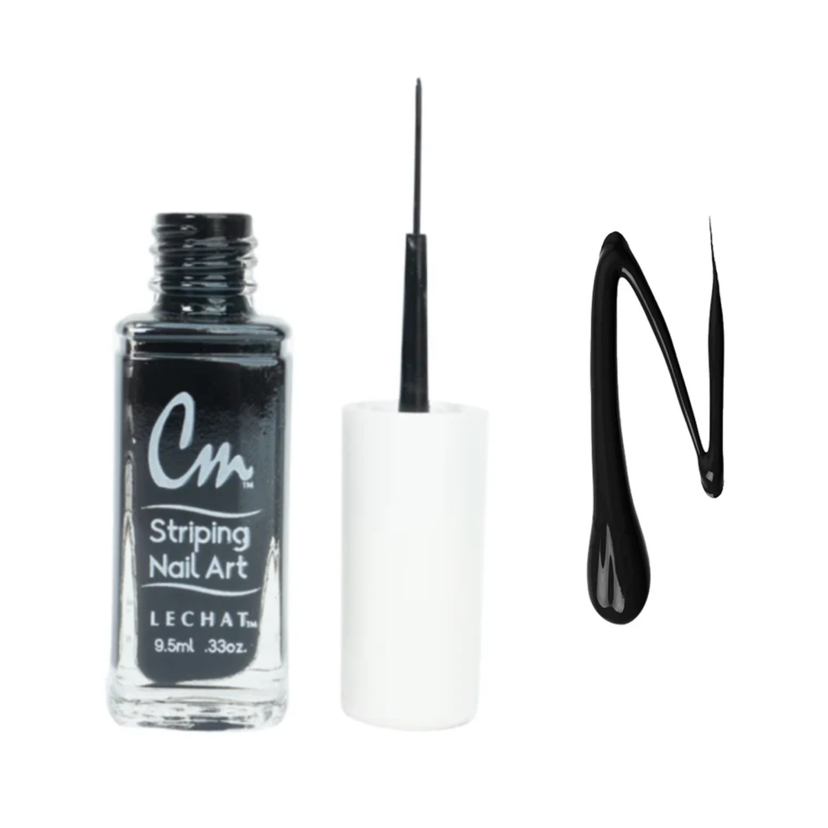 LeChat Nail Art Lacquer CM01 | Black