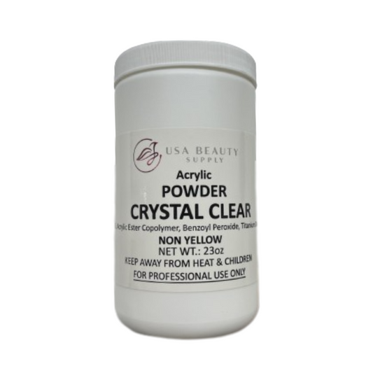 USA Crystal Clear Acrylic Powder 23 oz