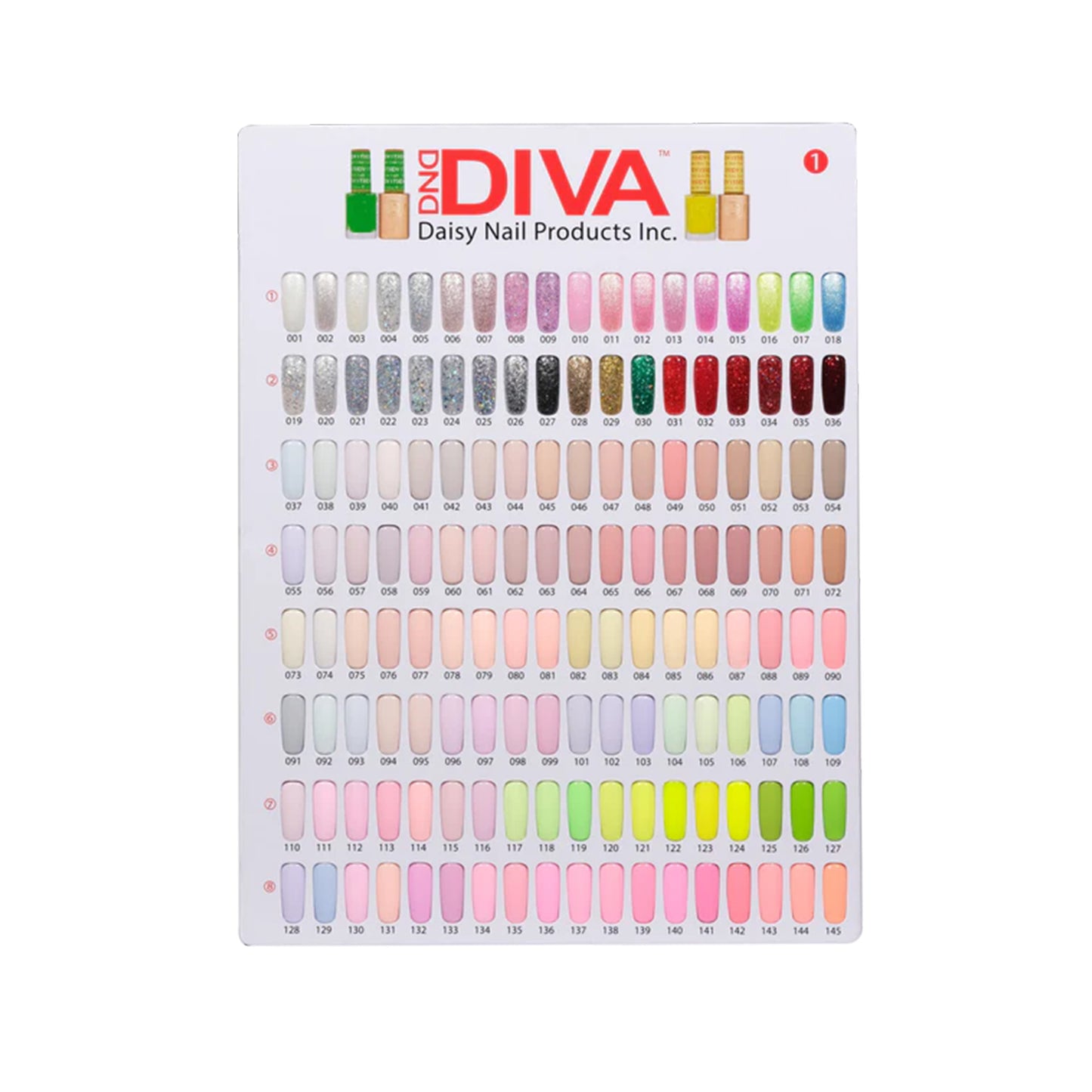 DND DIVA Gel/Lacquer Duo Bundle (288 colors ) + FREE 2 color booklets