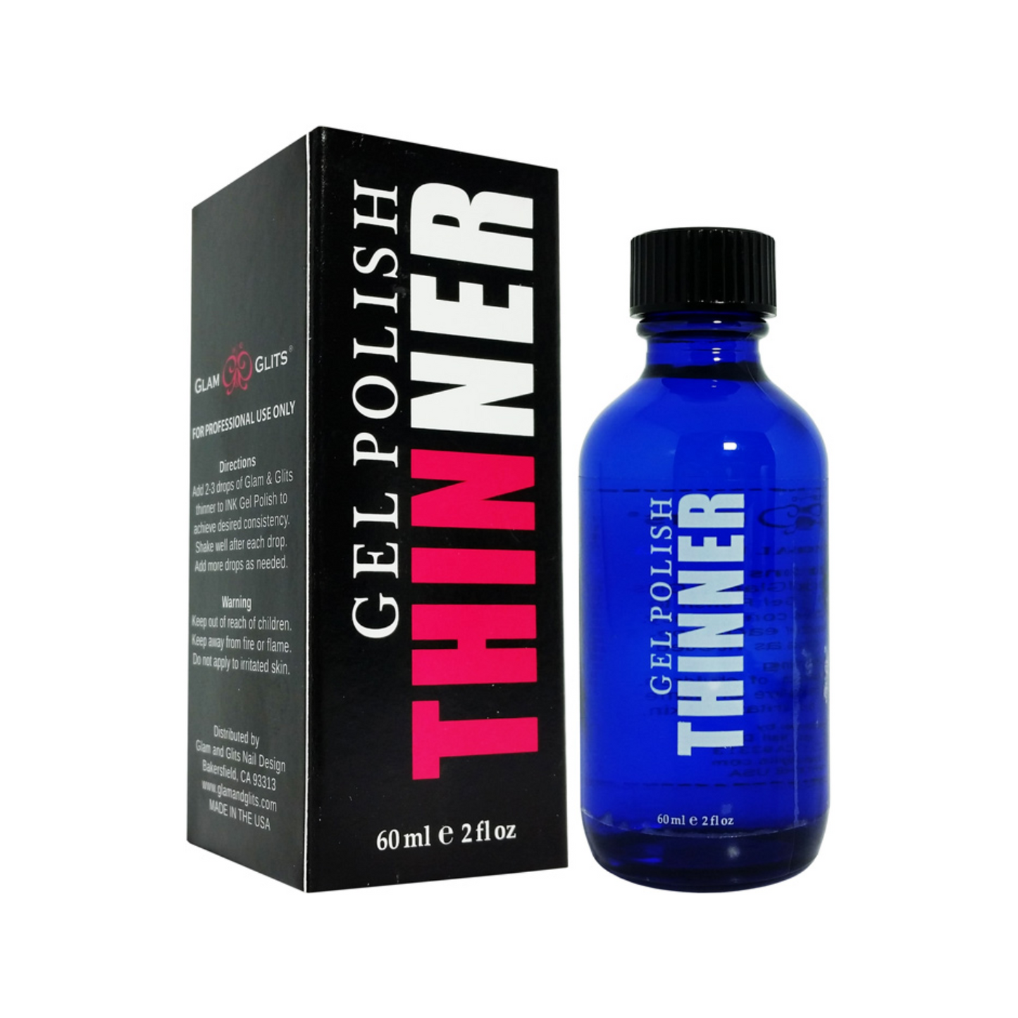 Glam & Glitz Gel Polish Thinner (2 oz)