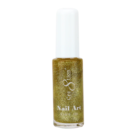 Cre8tion Detailing Nail Art Lacquer | Gold Glitter