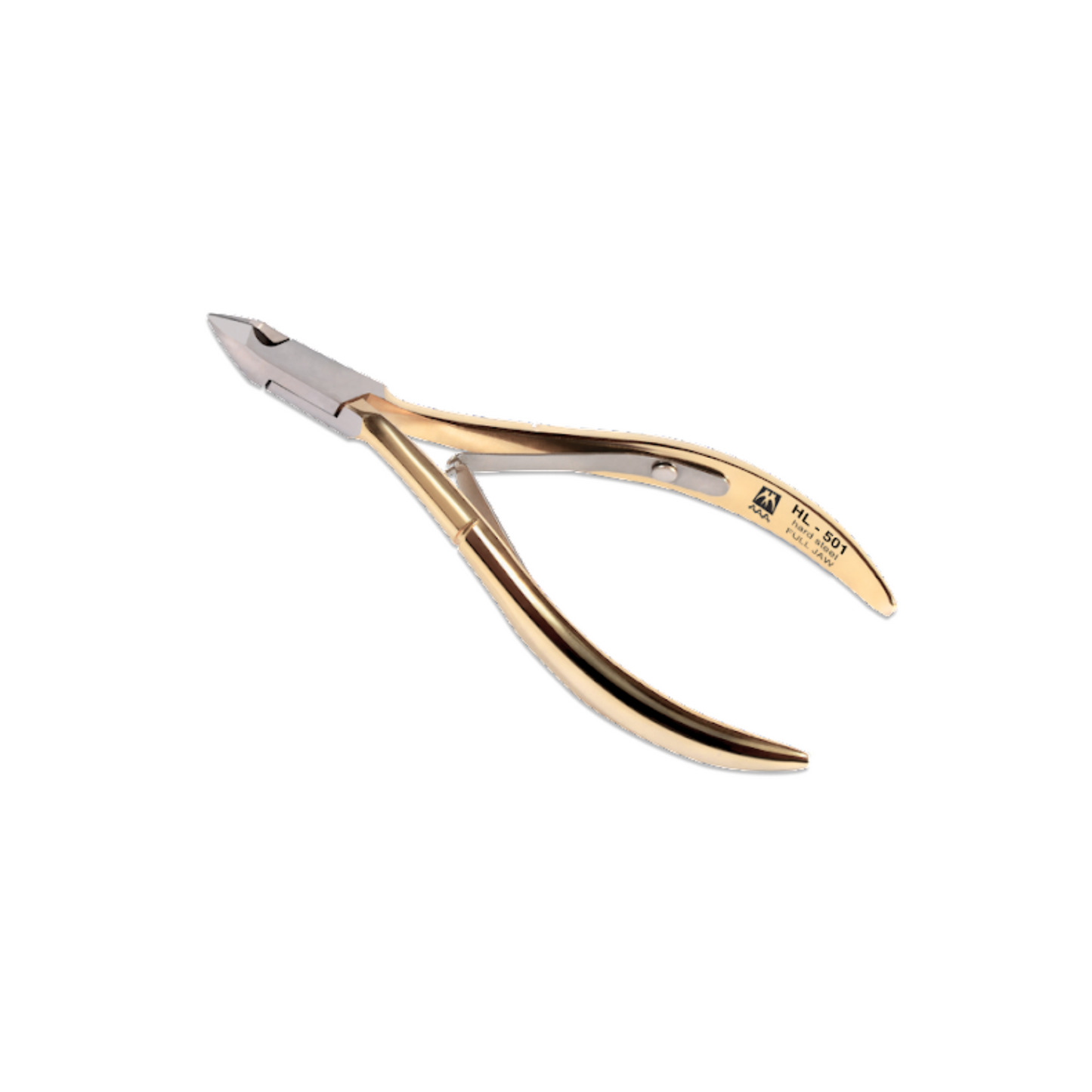 AAA Hard Steel Cuticle Nippers HL-501 Full Jaw (Gold)