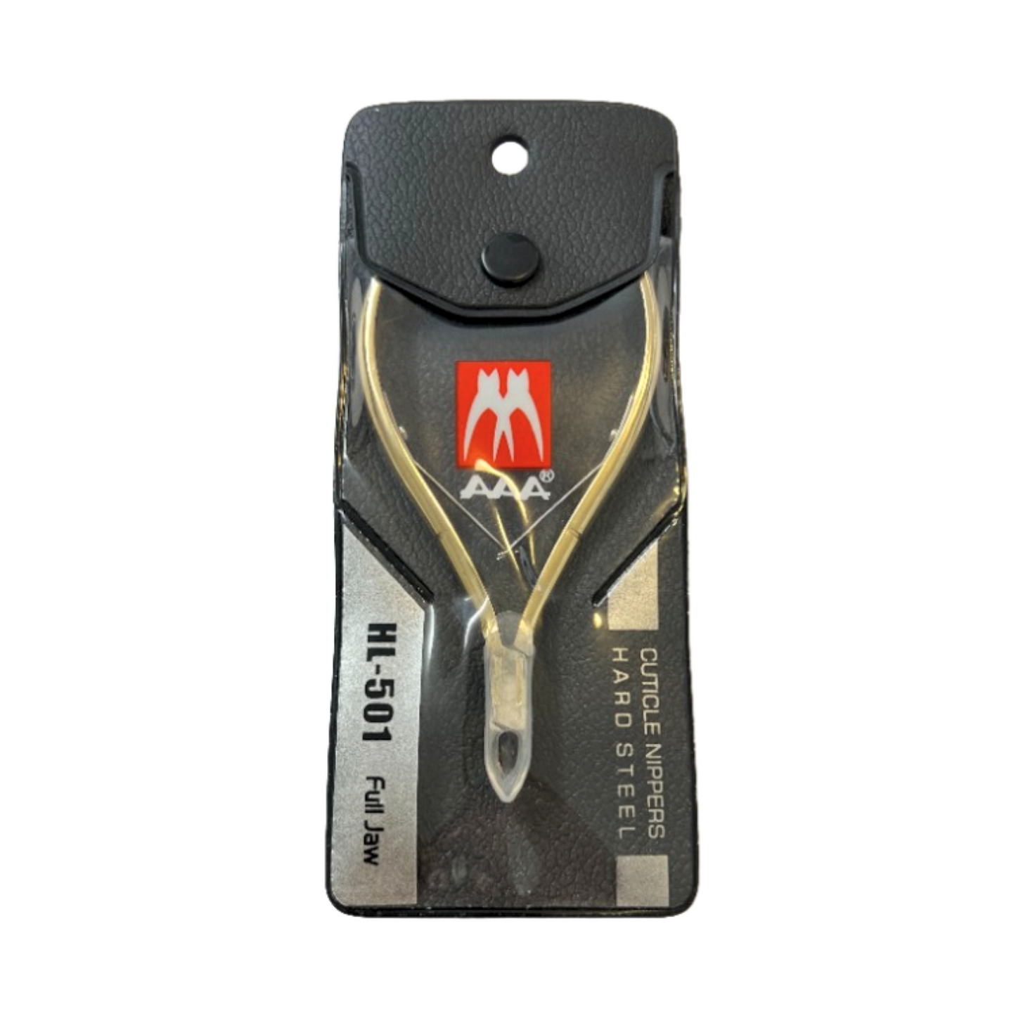 AAA Hard Steel Cuticle Nippers HL-501 Full Jaw (Gold)