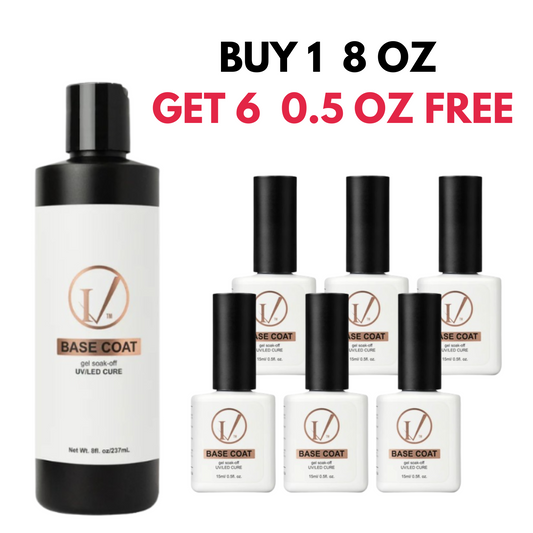 IVANCA 8 oz Gel Base Coat + 6 0.5 oz FREE *DEAL*