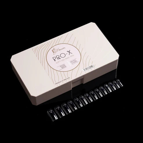 iGel PRO-X Soft Gel Nail Tips (600 pcs) | Natural Square Medium 03