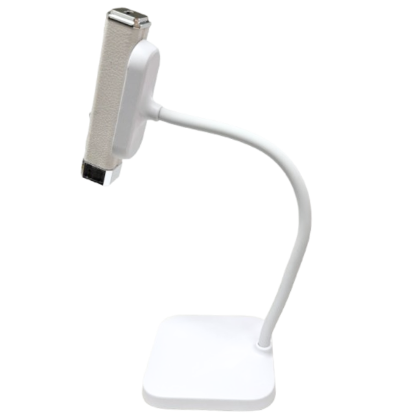 White Handheld Mini UV/LED Lamp with Magnetic Base + Stand