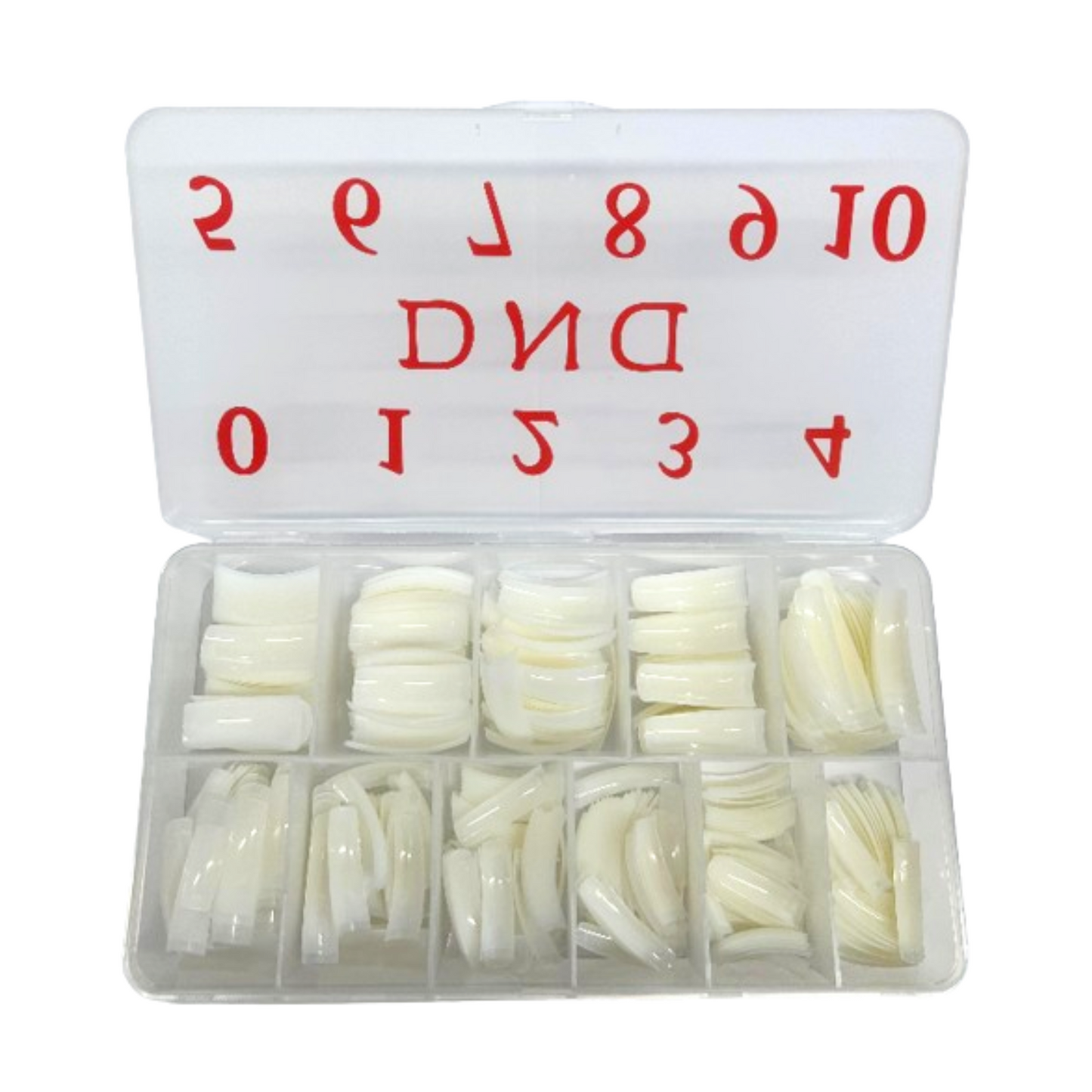 DND Natural Acrylic Nail Tips (550 pcs)